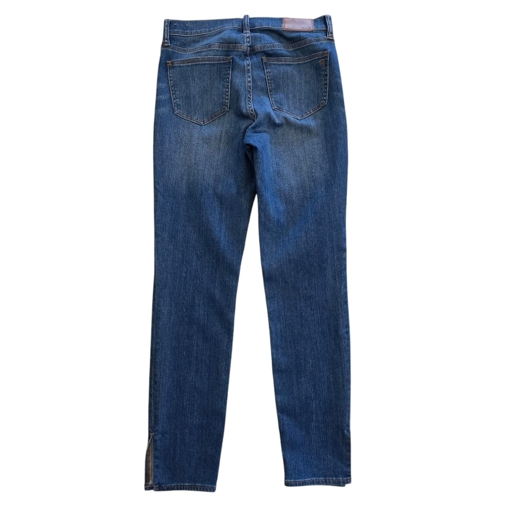 🔥NWOT Madewell 9" High-Rise Skinny Jeans Medium Wash, Side-Slit Edition Size 27 - Picture 5 of 10